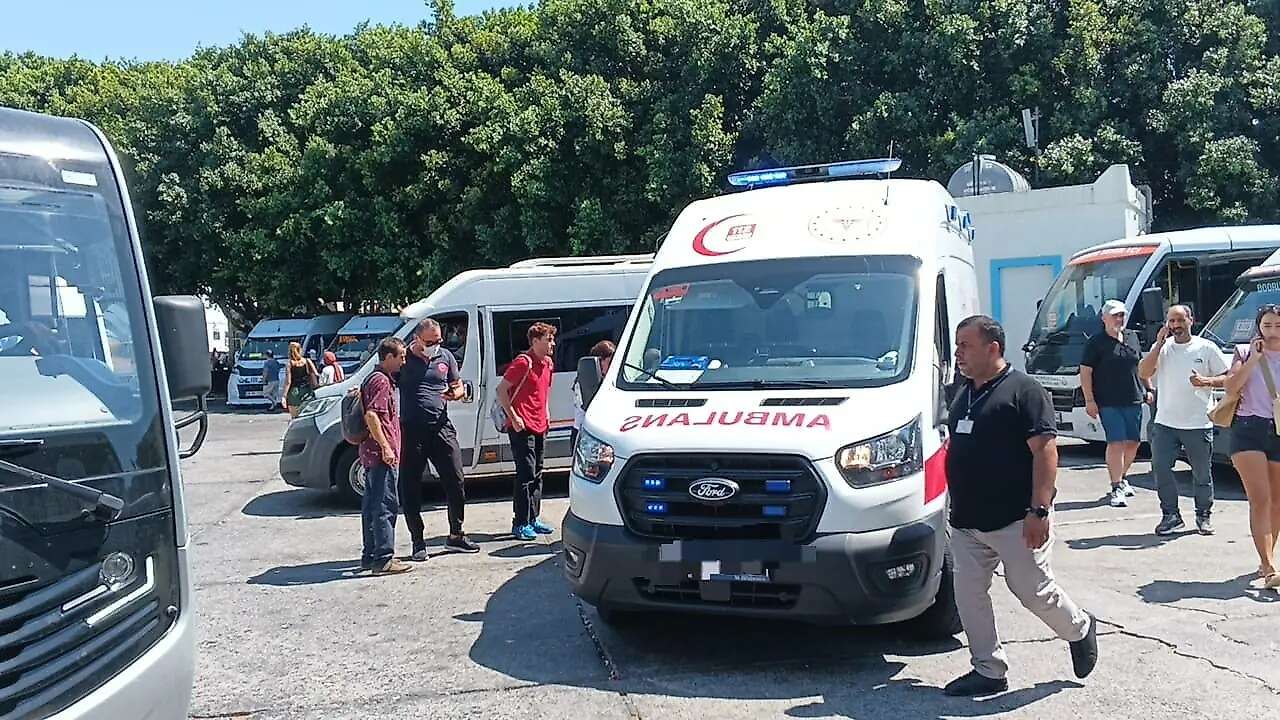 Muğla’da Otogarda Korkutan Kaza, Yaşlı Kadın Yaralandı 1